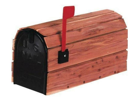 Cedar Wrapped Steel Mailboxes